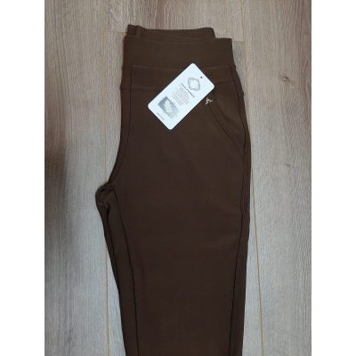 Comfy stretch broek mokka mocha R216