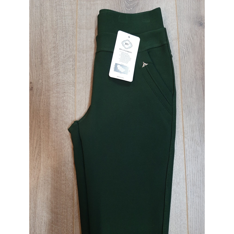 Comfy broek 3/4 groen 