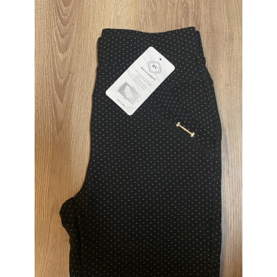 Comfy broek zwart stip 8015