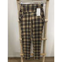 Camel streep comfy broek