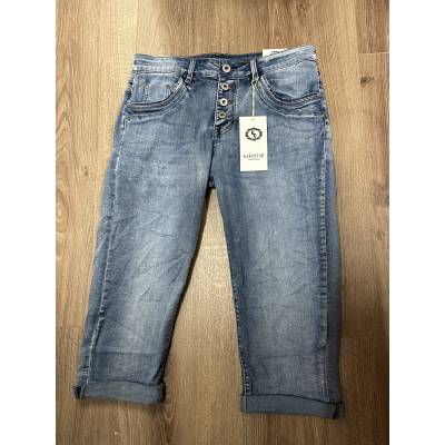 Karostar 3/4 broek denim blauw KC8066