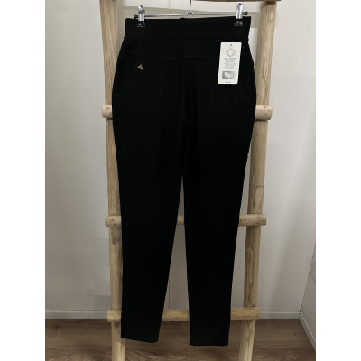 Comfy broek zwart met thermo FLEECE