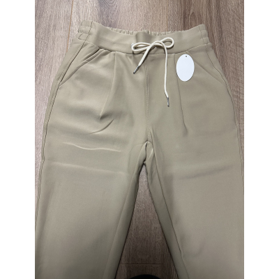 Comfy broek koordjes beige 