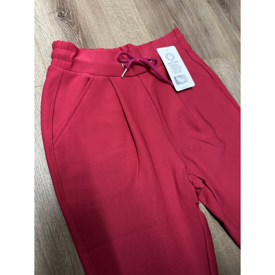 Comfy broek koordjes knal rood R238