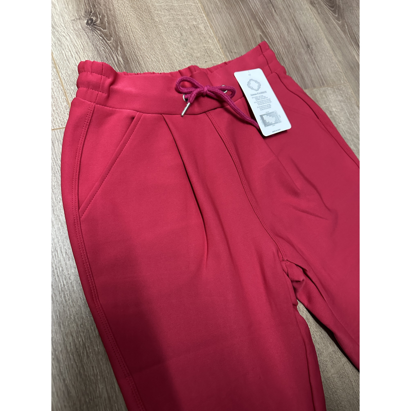 Comfy broek koordjes knal rood R238