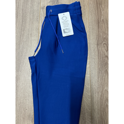 Comfy broek koordjes kobalt blauw 