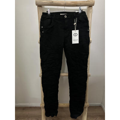 Karostar jeans zwart K8213-1