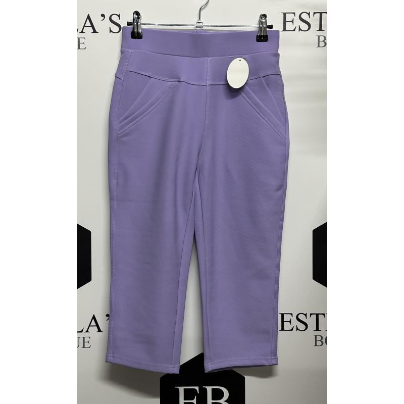 Comfy 3/4 broek lila 