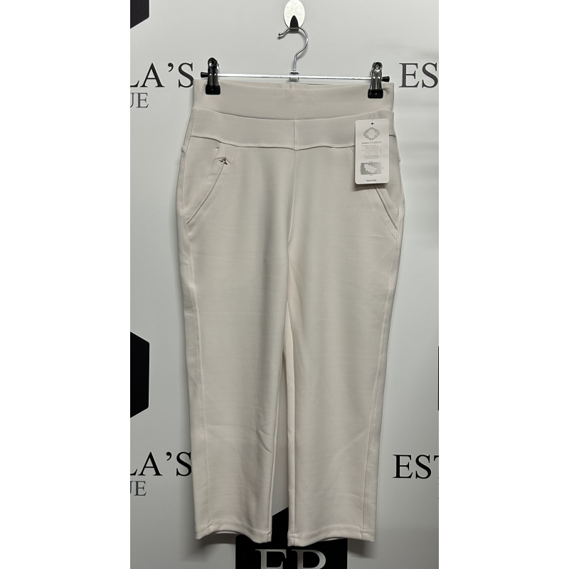 Comfy 3/4 broek off-white 