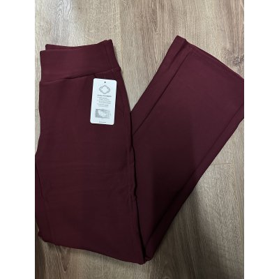 Comfy stretch broek bordeaux flared R227