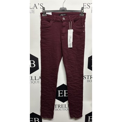 Jewelly skinny jeans JW8711-16 bordeaux 